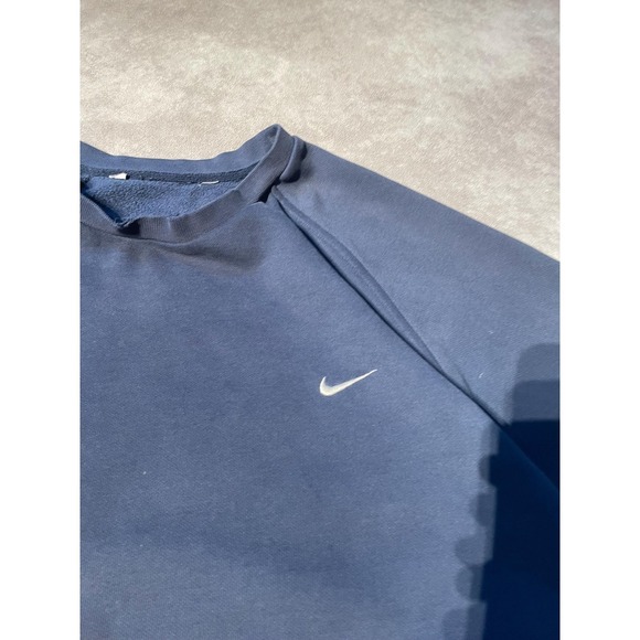 Vintage Nike Swoosh Logo Embroidered Crewneck Sweater - Picture 2 of 10